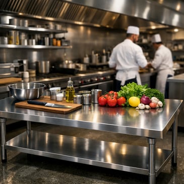 stainless-steel-benches