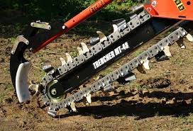 skid steer 4 foot trencher