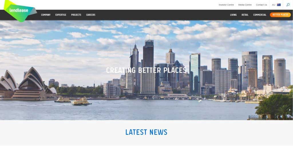 Lendlease-Website