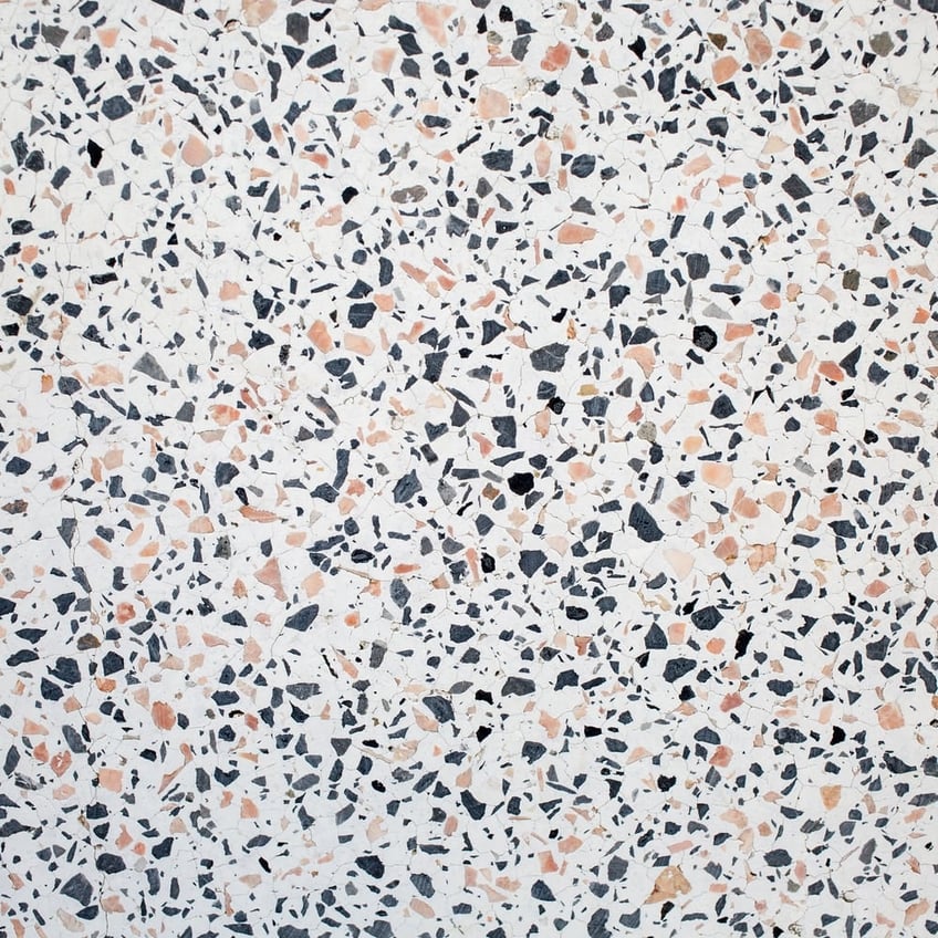 Terrazo concrete floors