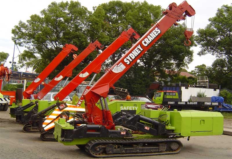 spider cranes in sydney