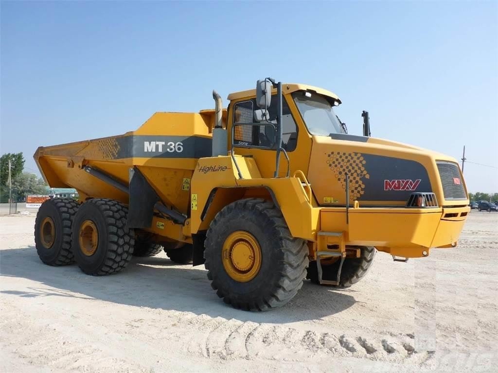 Moxy MT36 Dump truck sandy site